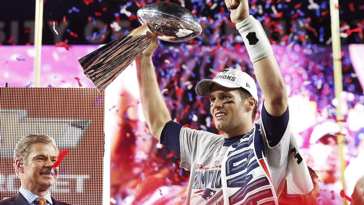 Tom Brady se coronó campeón de la Super Bowl en 2015 ante los Seahawks