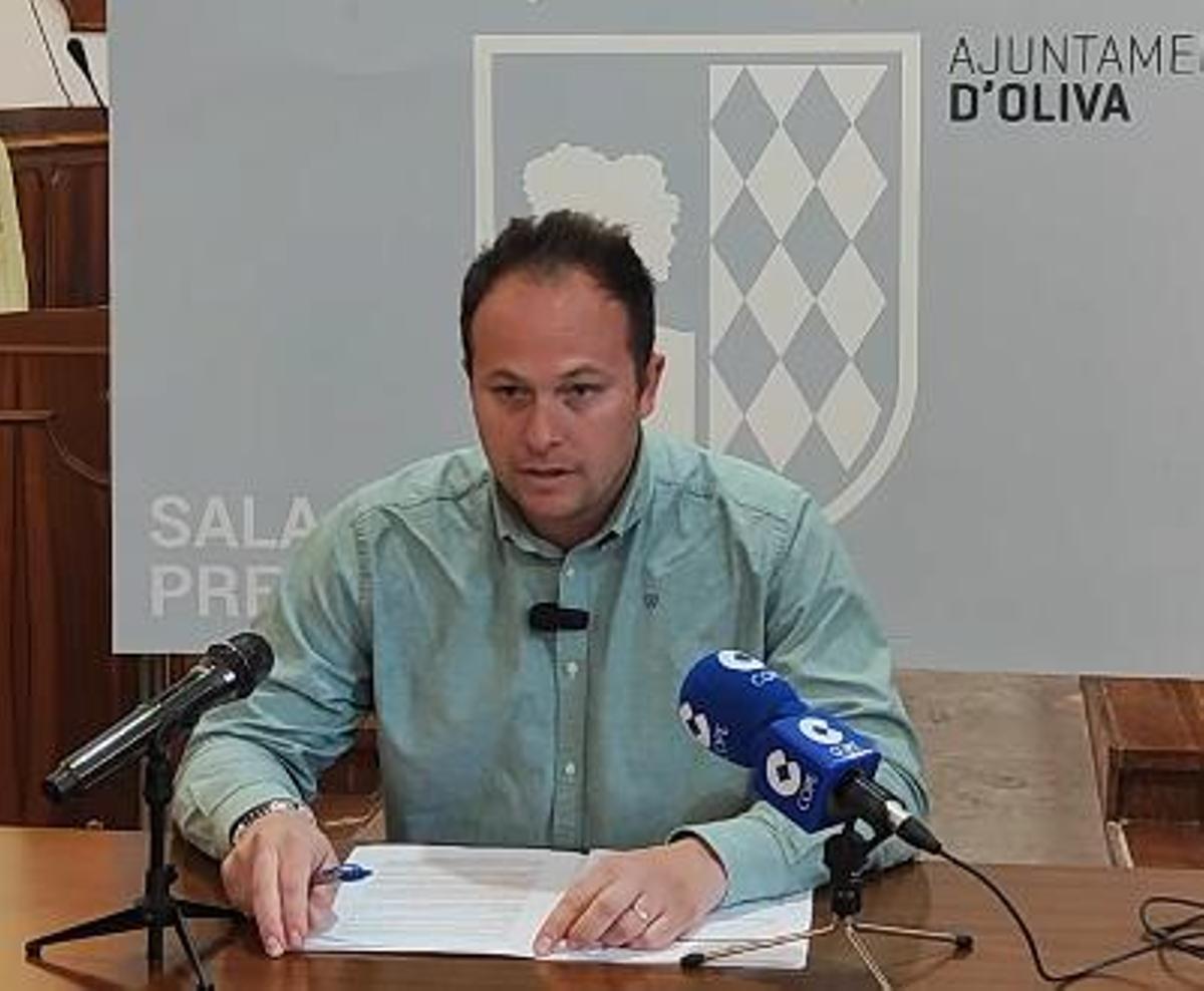 Mascarell durante la rueda de prensa.