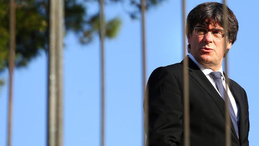 Puigdemont, en una imagen antes de partir a Bélgica.