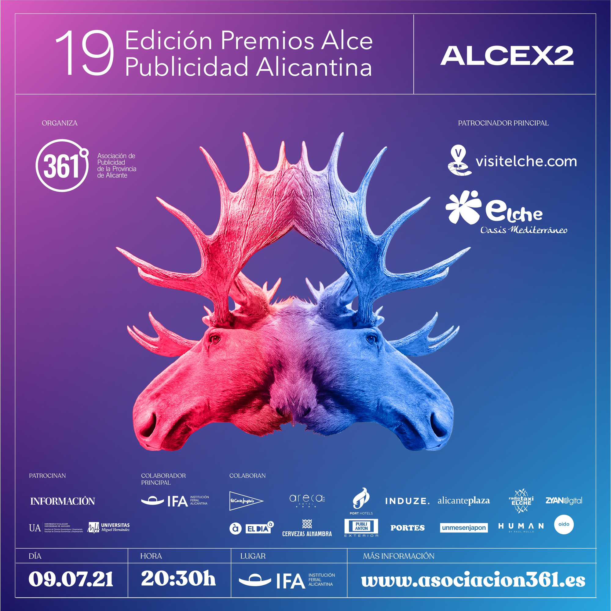 Cartel oficial de los Premios Alce 2021