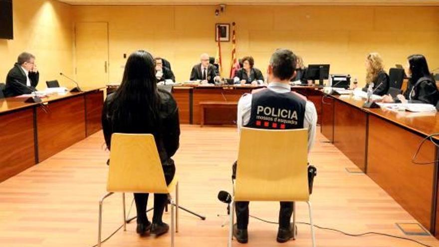 L&#039;acusat, ahir, durant el judici a l&#039;Audiència.