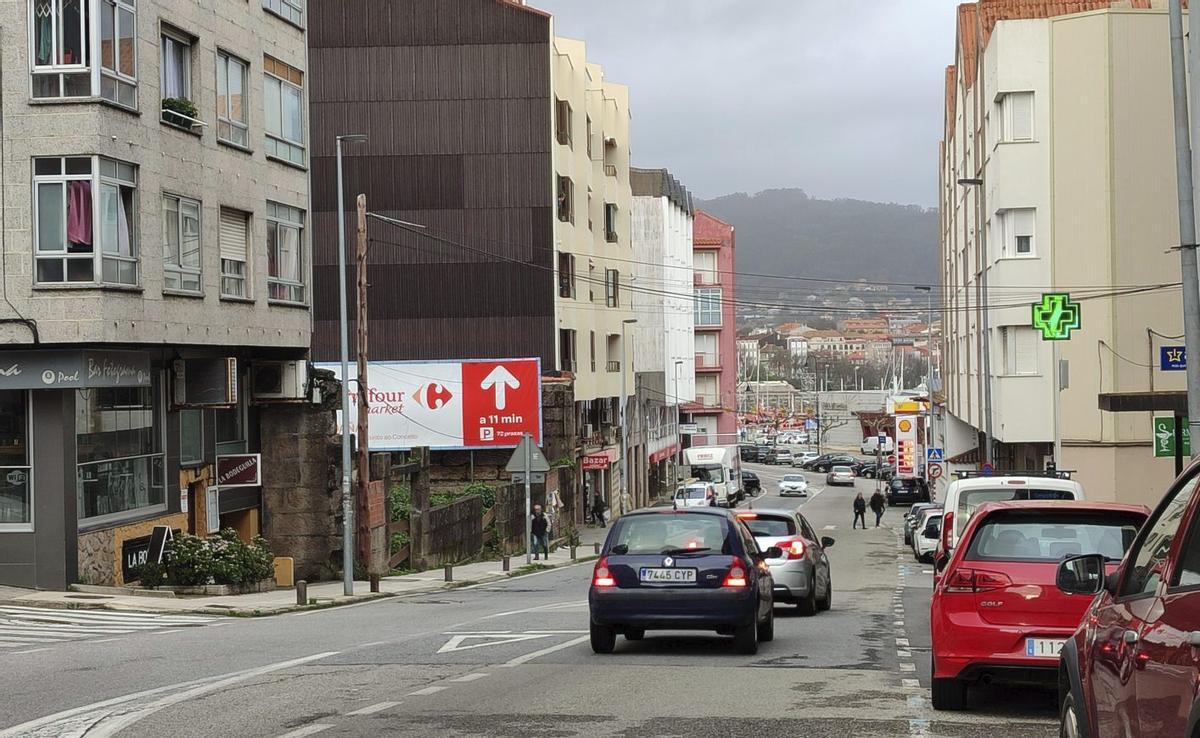 La Avenida de Bueu. | SANTOS ÁLVAREZ