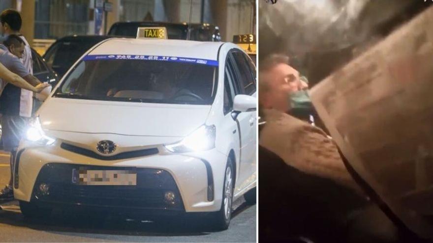 Un joven orina en el interior de un taxi en Alicante y lo publica en Instagram