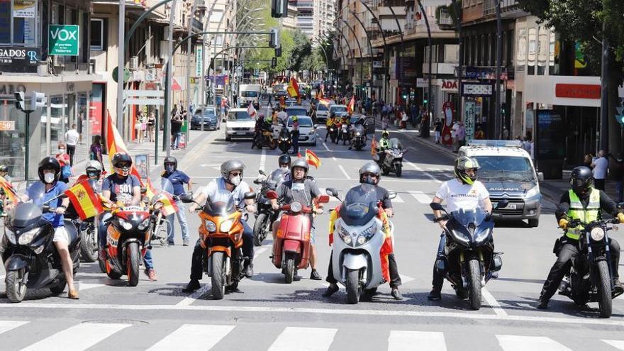 Manifestación contra el Gobierno de Sánchez convocada por Vox, en Murcia, el pasado mes de mayo.