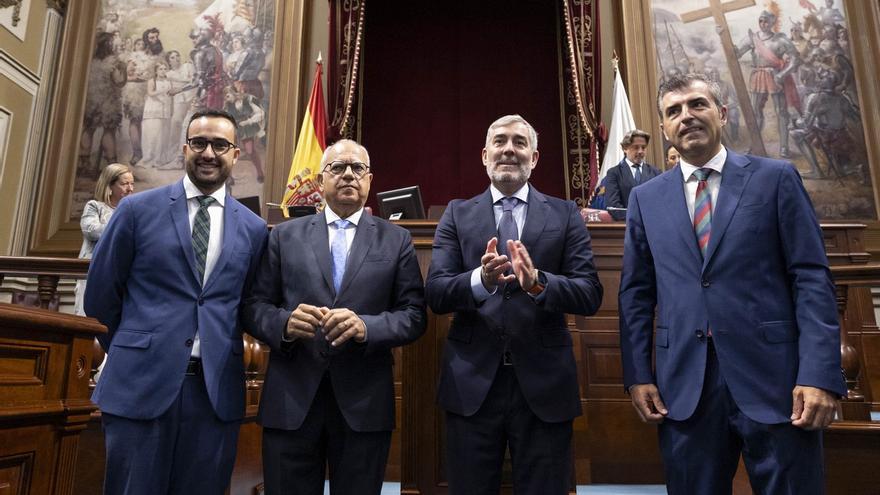 Primeras palabras de Clavijo tras ser investido como presidente de Canarias