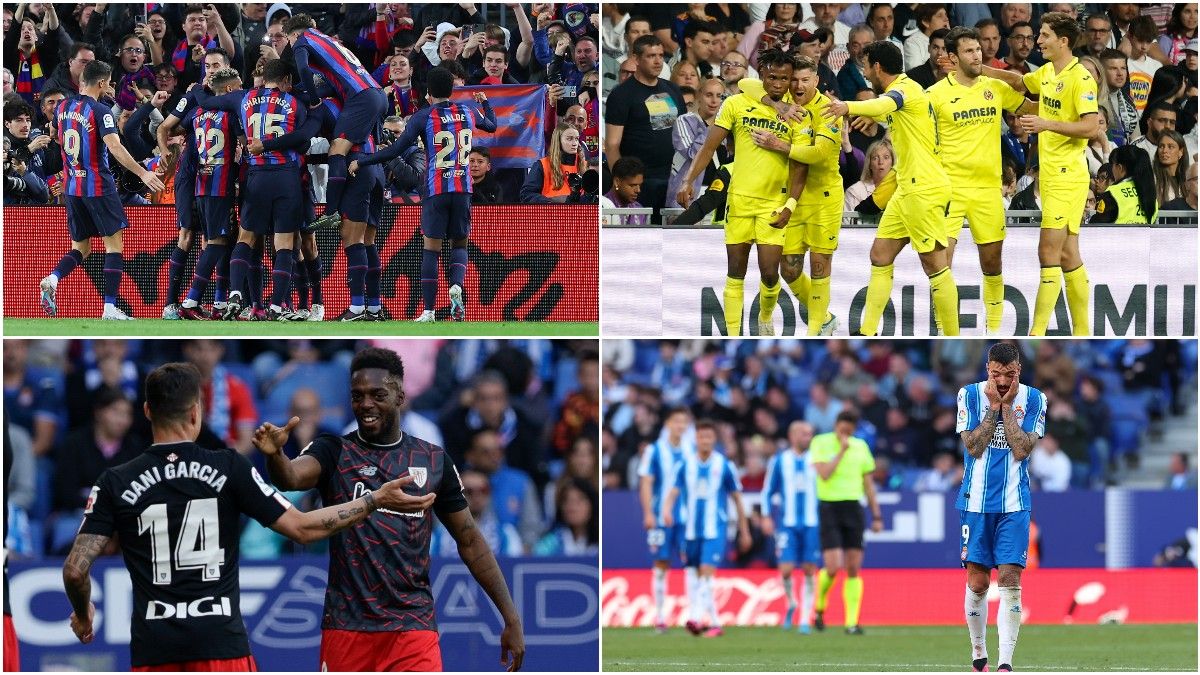 Barça, Villarreal, Athletic y Espanyol, algunos de los equipos que aún se juegan mucho en estas últimas diez jornadas