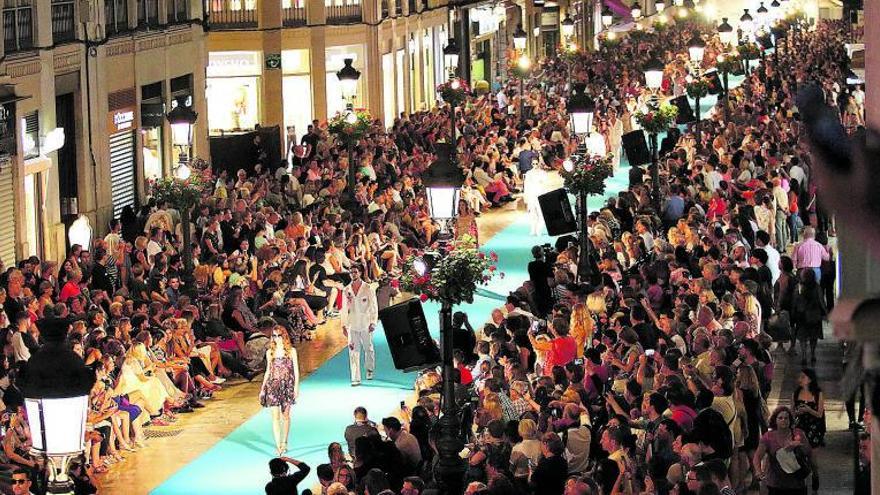 Celebración de la Pasarela Larios de moda en 2018.