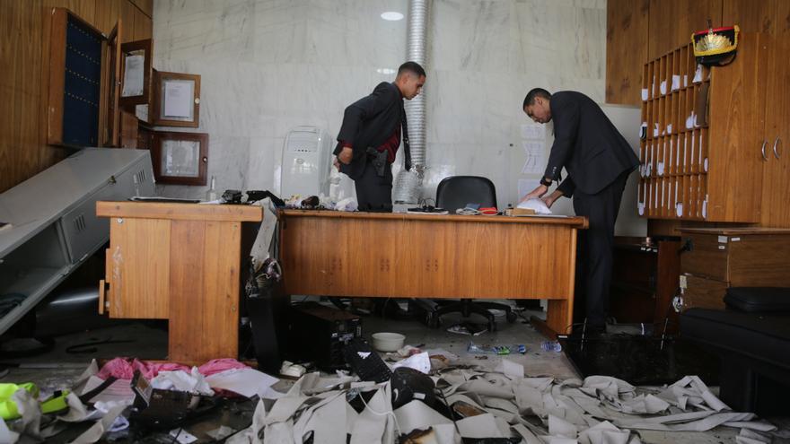 Destrozos en el palacio presidencial de Brasil tras el asalto de bolsonaristas radicales.