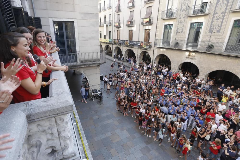 Celebració del CPA Girona a l'Ajuntament de Girona
