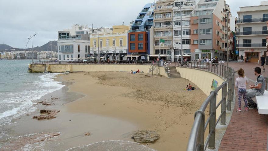 Playa Chica, en Las Canteras.