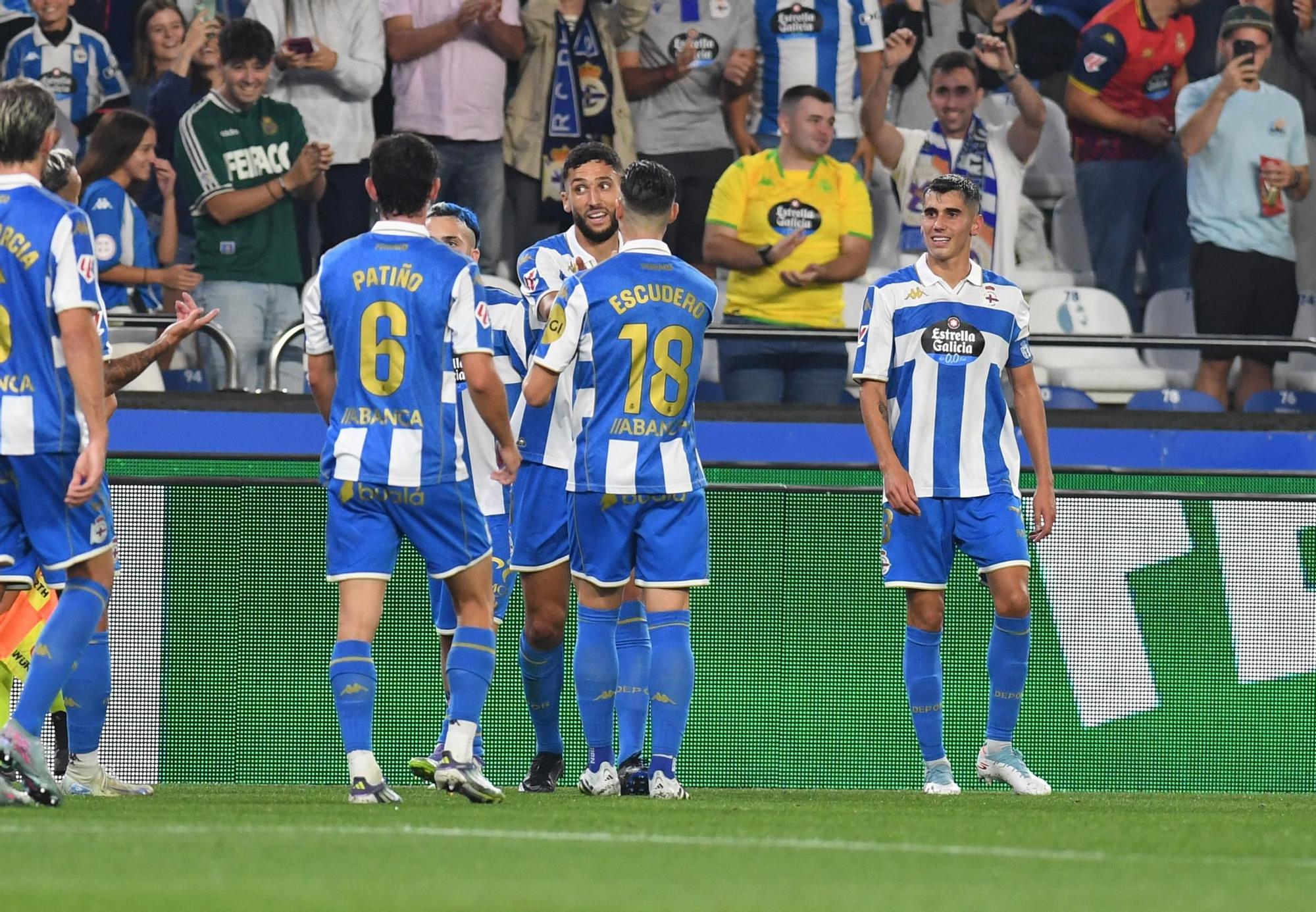 Las mejores imágenes del Deportivo - Huesca