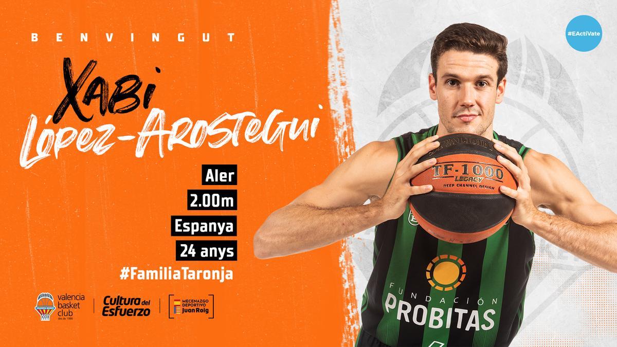 Xabier López-Arostegui firma por cuatro temporadas con los 'taronja'.