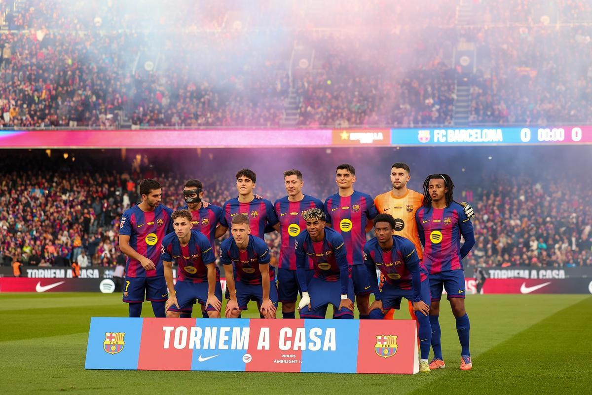 La alineación del Barça frente al Athletic Club
