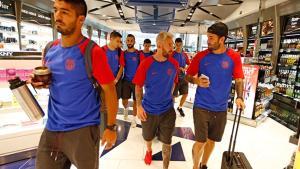 El Barça ya viaja a Inglaterra