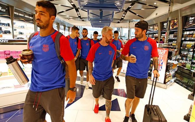 El Barça ya viaja a Inglaterra