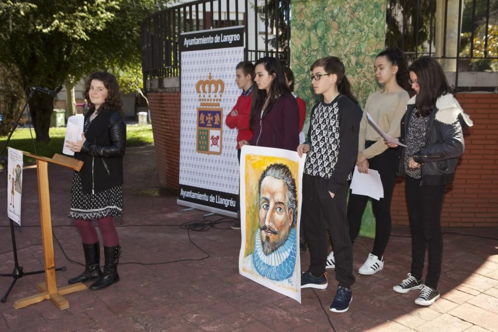 Lectura de los escolares por el Día del Libro en el parque Rosario Felgueroso