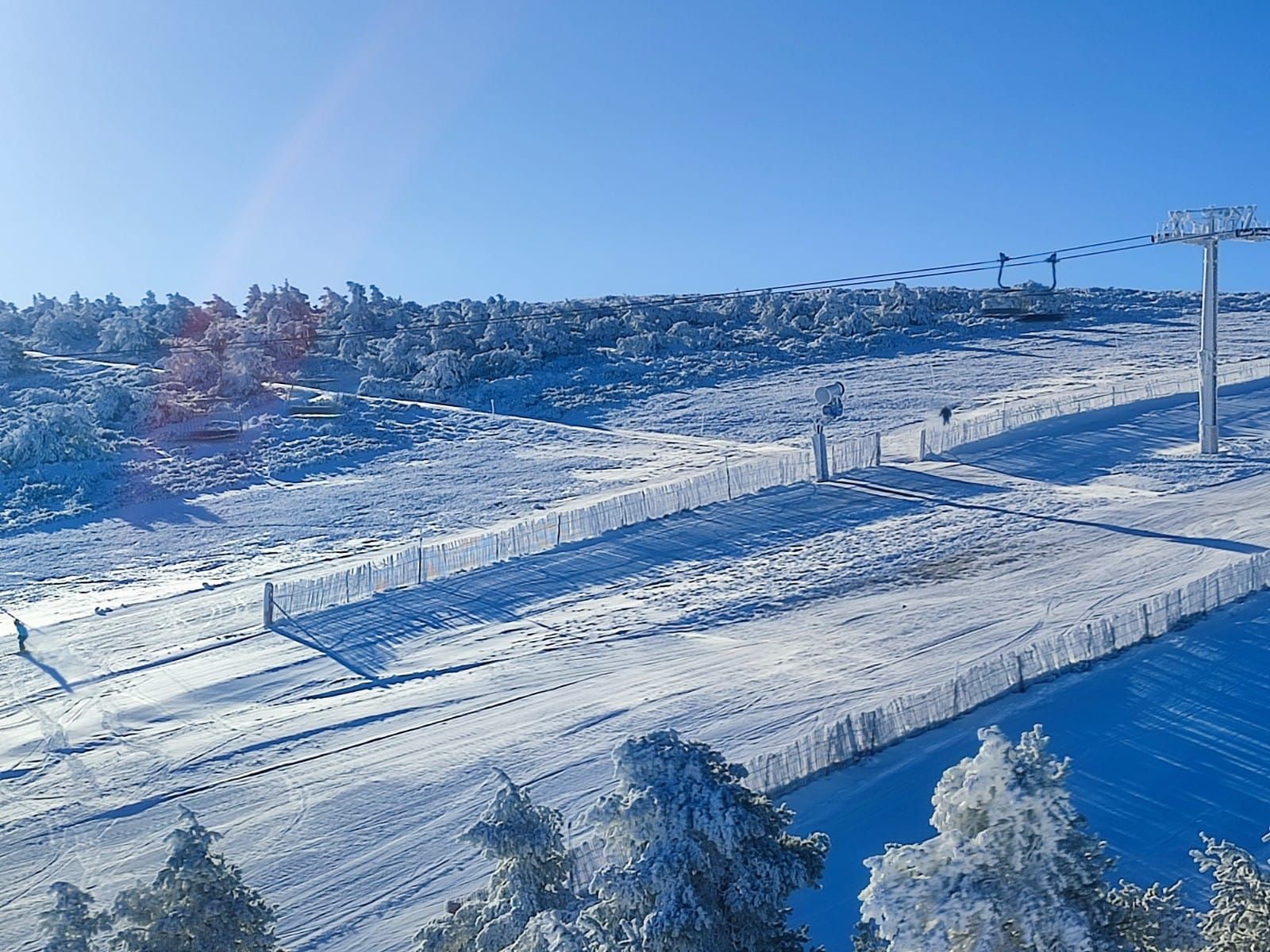 Primer fin de semana de nieve en Manzaneda