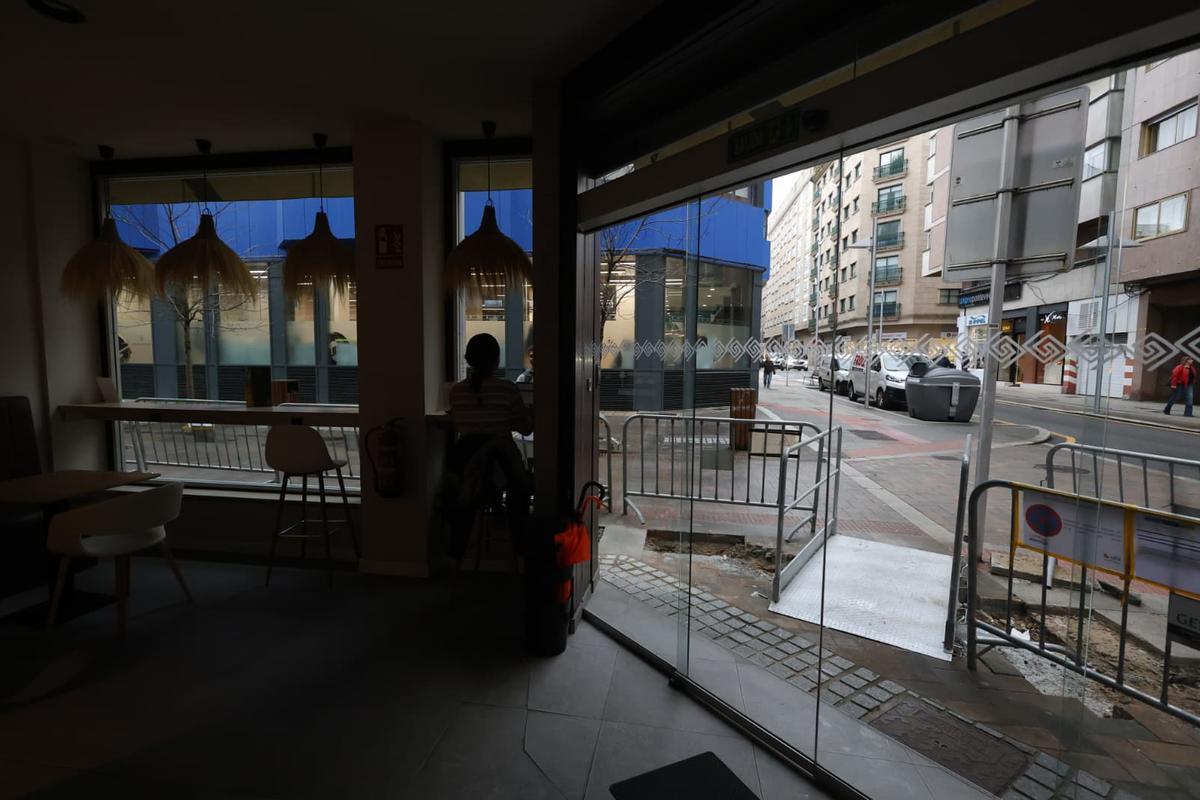 Una cafetería de Benito Corbal afectada por un breve apagón