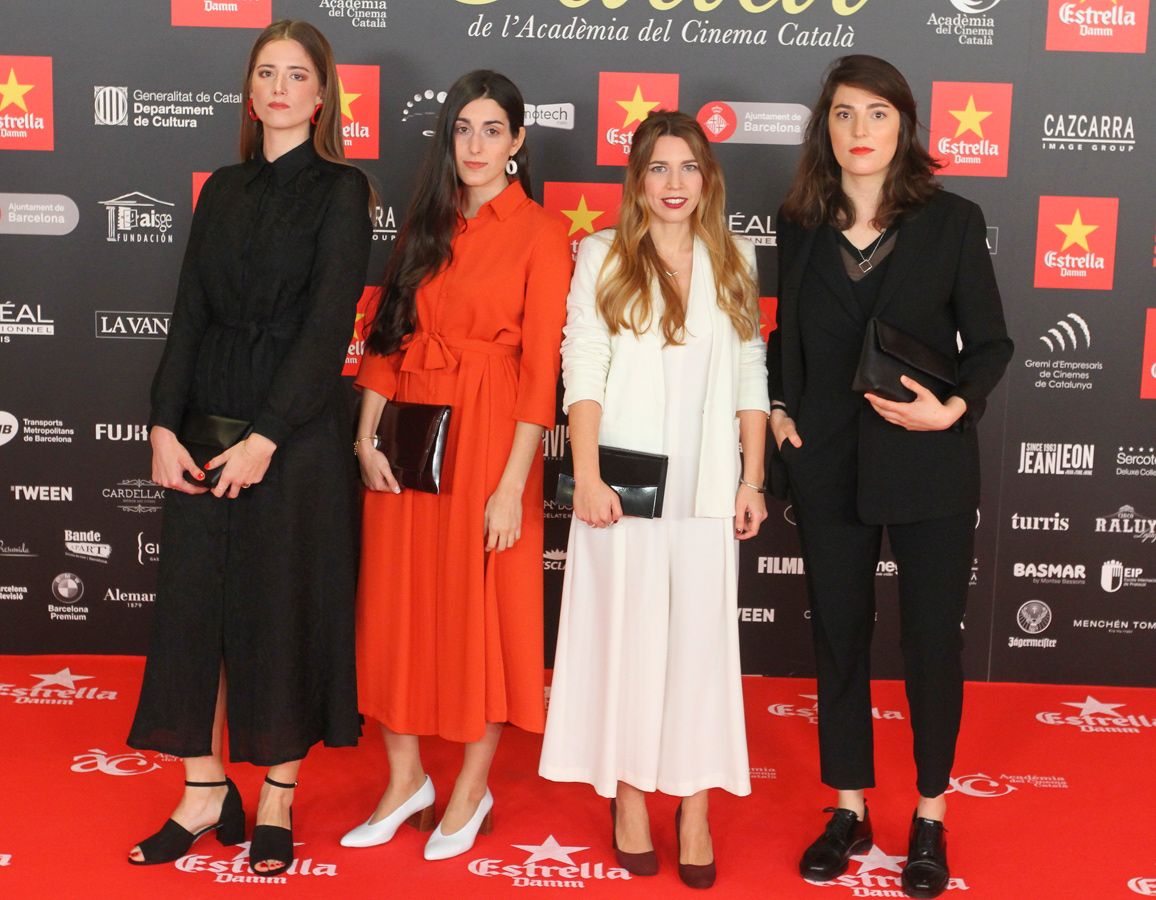 Premios Gaudí 2017: directoras de las 'Amigasa de Agata'
