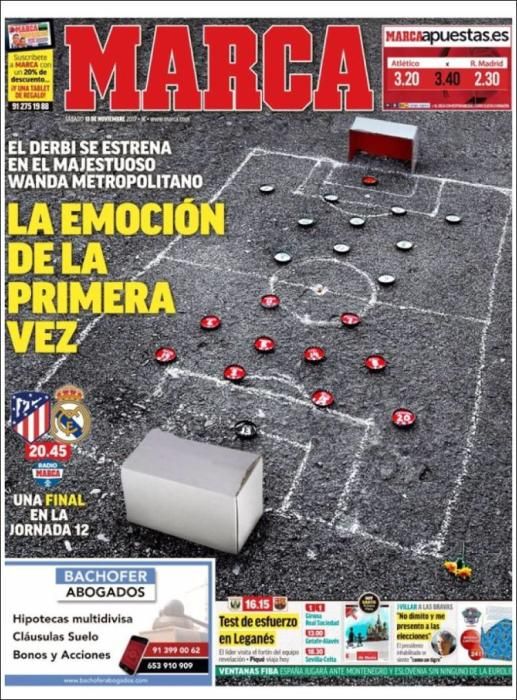 Portadas sábado 18 de noviembre de 2016