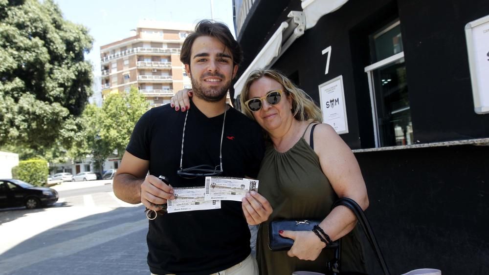 La afición compra entradas para el Albacete-Mestalla
