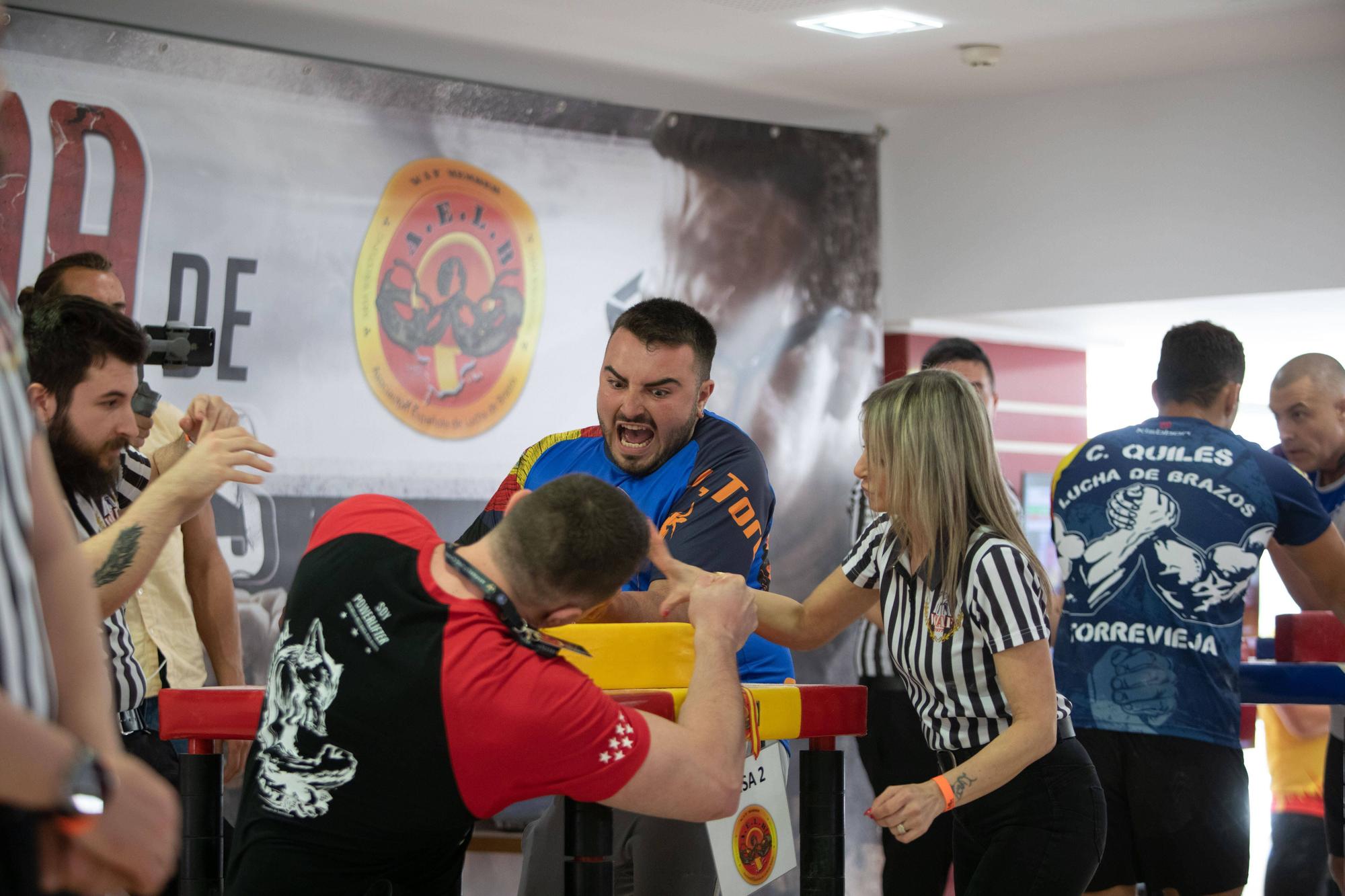 Las imágenes del Campeonato de España de lucha de brazos celebrado en s'Arenal