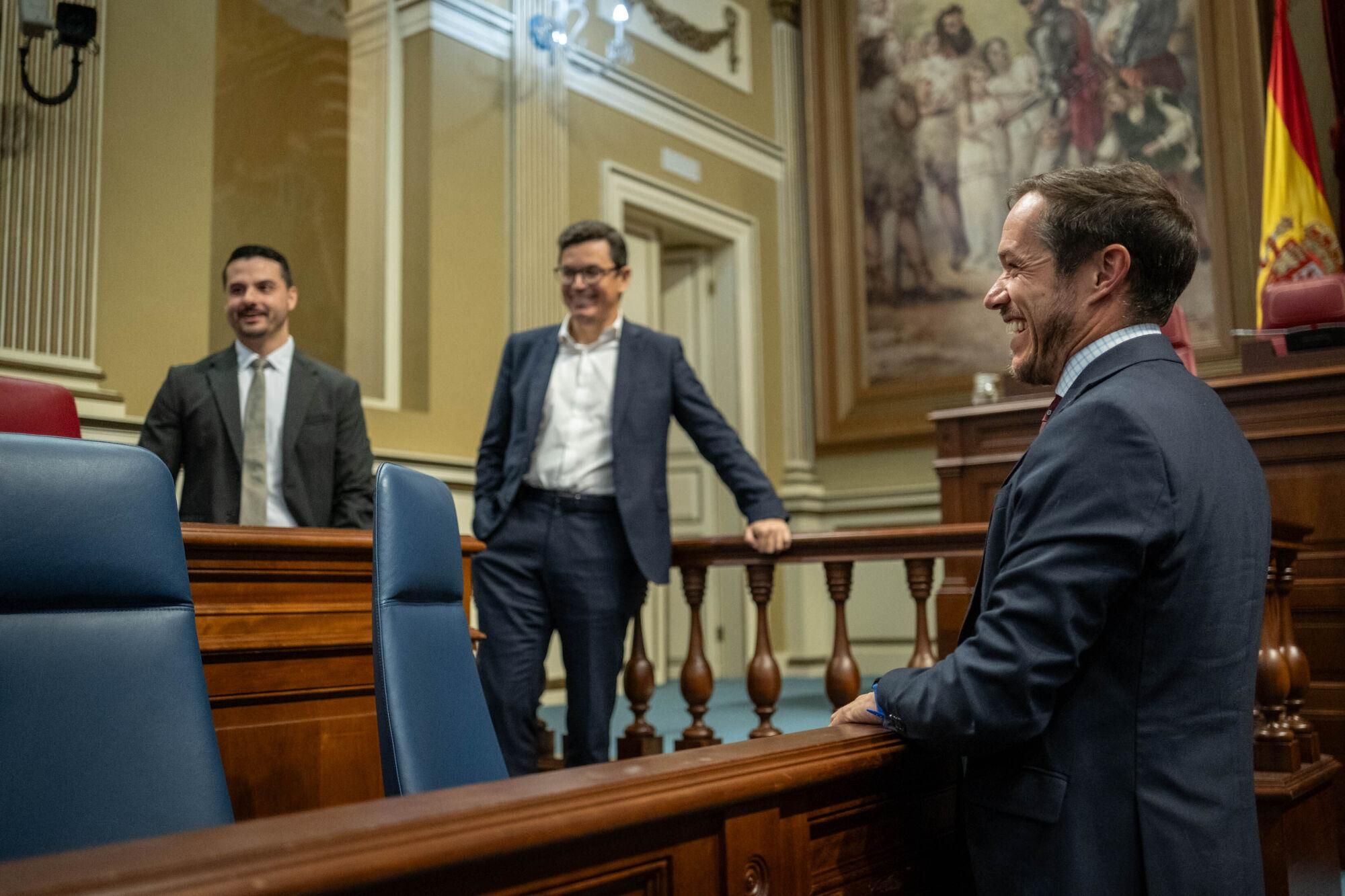 Pleno del Parlamento de Canarias.