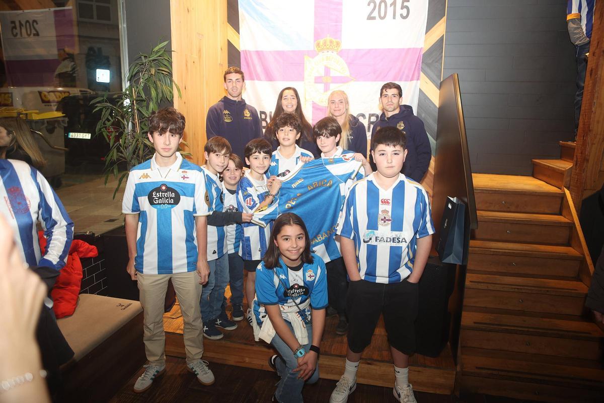 Inauguración de la peña deportivista A Bica