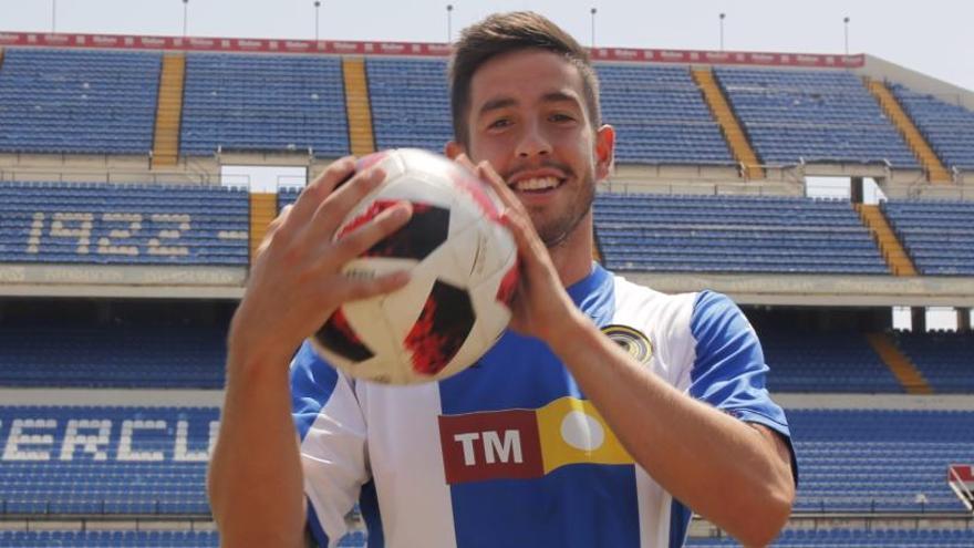 Felipe Alfonso, hoy durante su presentación en el Rico Pérez