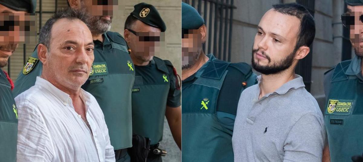 El gerente de Magrudis y su hijo mayor.