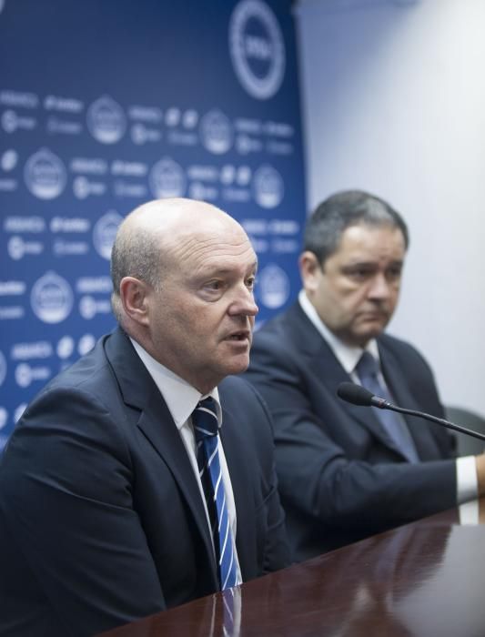 Presentación del nuevo entrenador del Deportivo, Pepe Mel