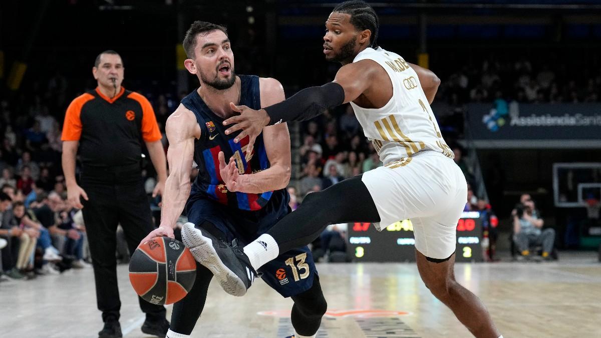 Satoransky, durante el partido contra el Bayern