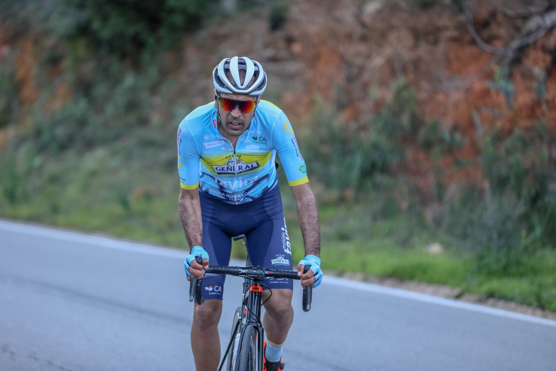 Delio Fernández, ciclista de Moaña del Tavira portugués.