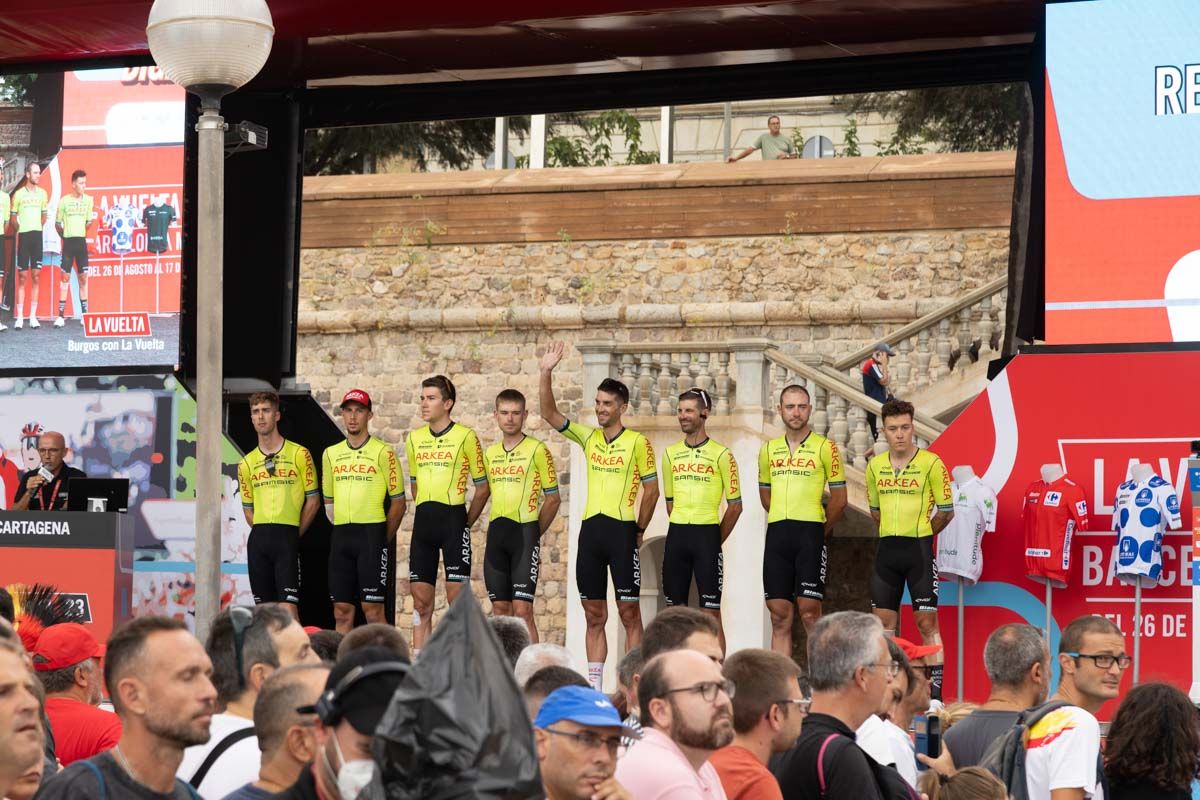 Las mejores fotos de la salida de la Vuelta a España desde Cartagena
