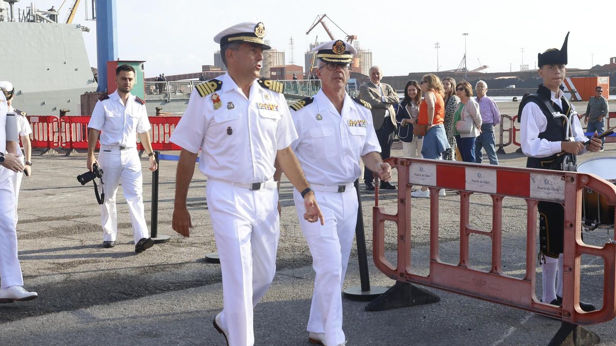 Habla el comandante de “Elcano” a su llegada a Gijón: “Es nuestro primer puerto español y qué mejor puerto”