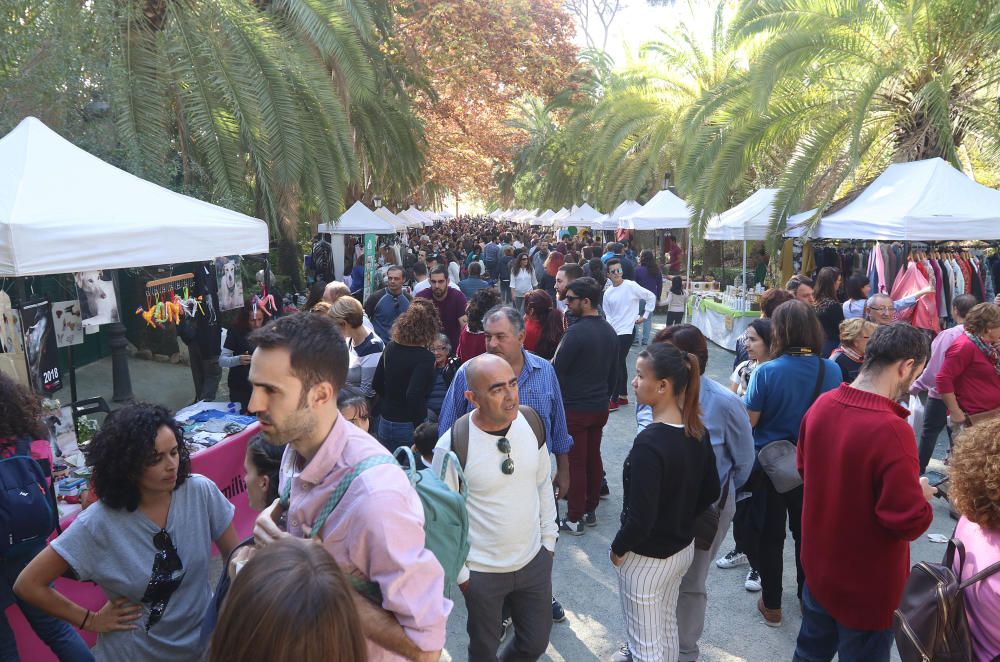 Afluencia masiva de público al botánico con motivo del mercado navideño que ofrecía, además, la posibilidad de visitar de forma gratuita, los jardines