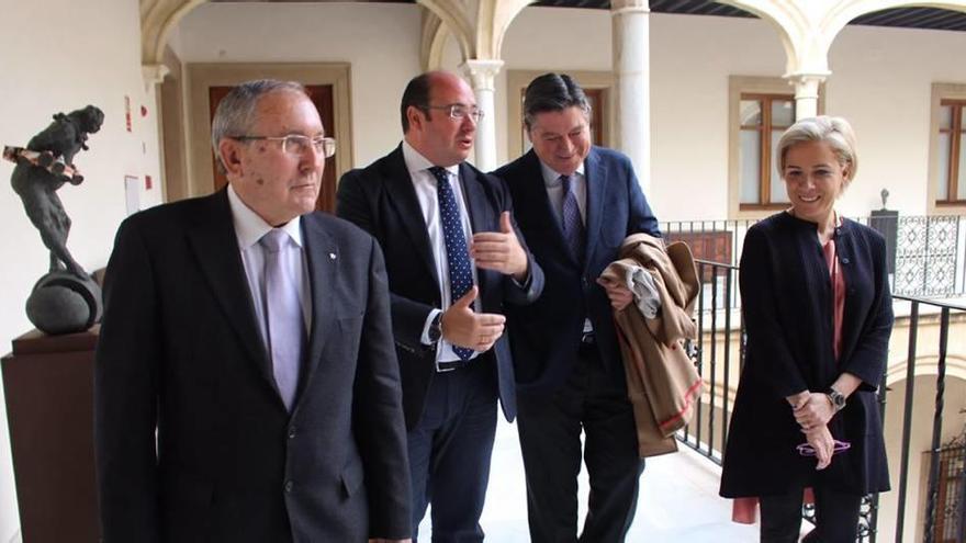 Isidoro Ruiz, Pedro Antonio Sánchez, José Manuel Claver y Adela Martínez-Cachá.