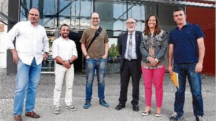 Els candidats a l&#039;alcaldia de Salt, el dia del debat electoral de Diari de Girona i Cadena Ser.