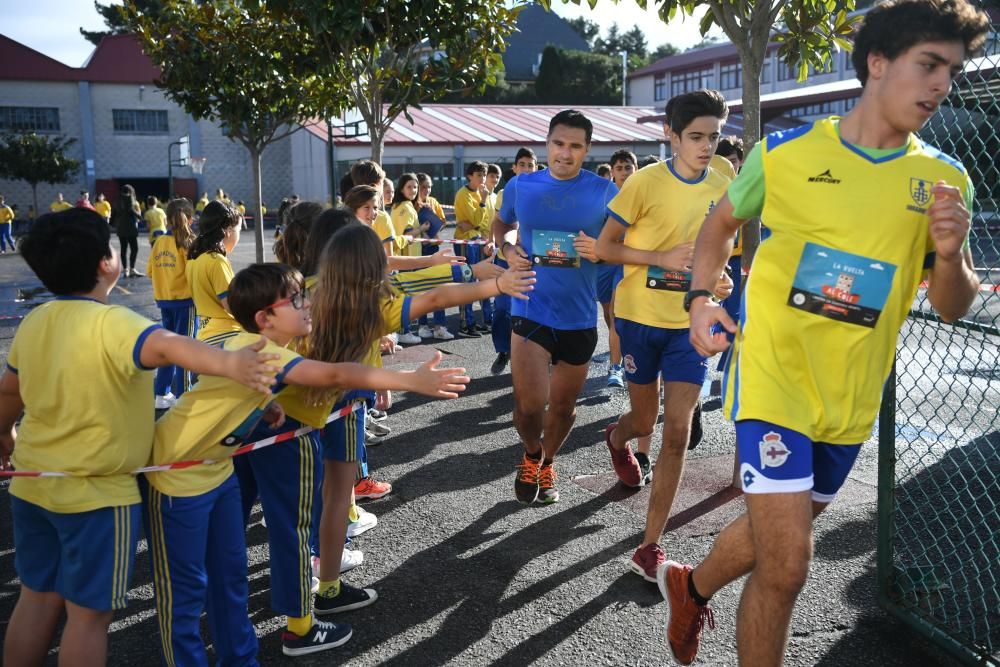 Carrera solidaria en el colegio Obradoiro.