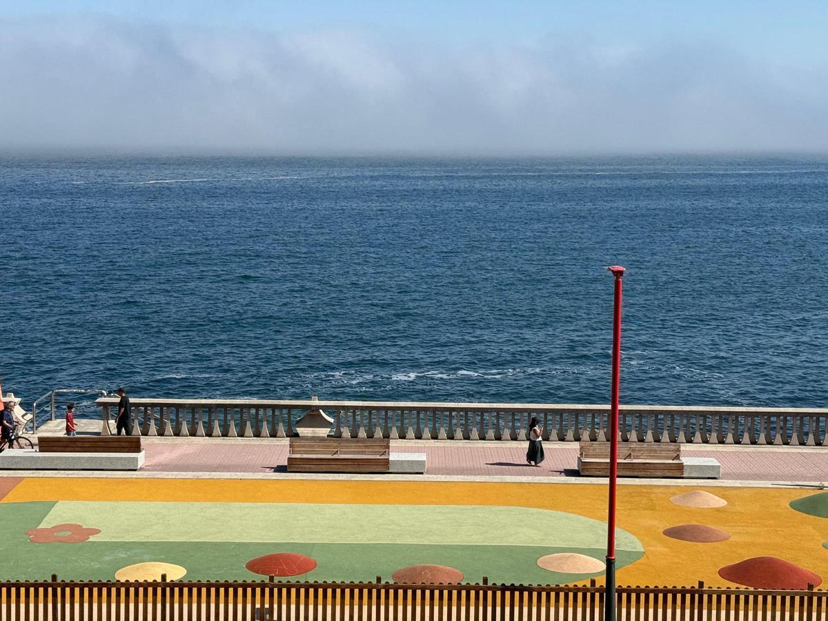 La niebla llega a A Coruña
