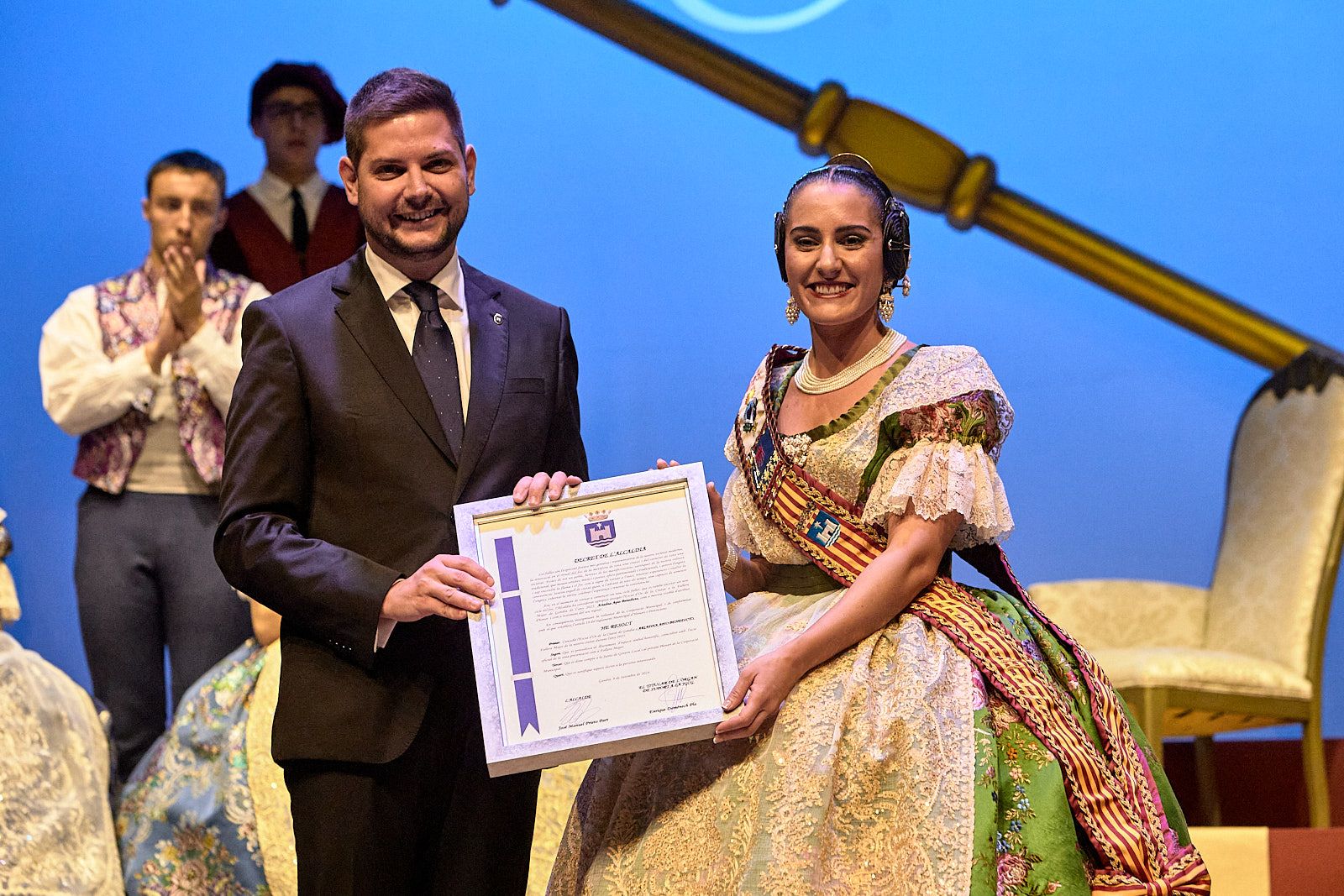 Presentación de las Falleras Mayores de Gandia
