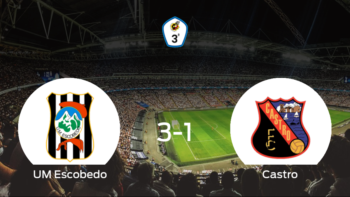 El UM Escobedo consigue los tres puntos frente al Castro (3-1)
