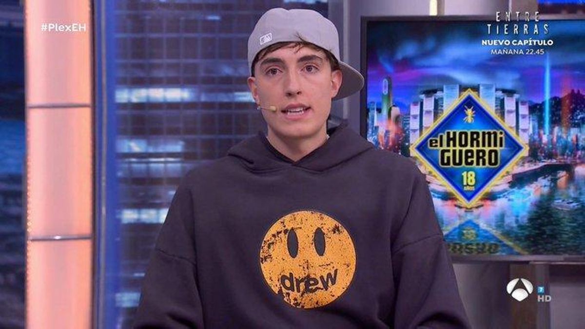 El youtuber zamorano Plex, durante la entrevista en &quot;El Hormiguero&quot;