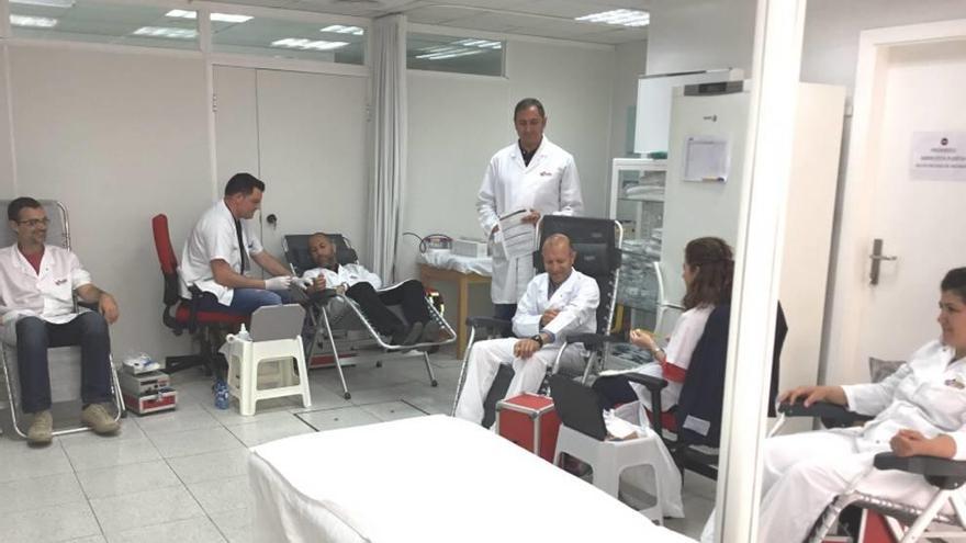 Los empleados de ElPozo también donan sangre