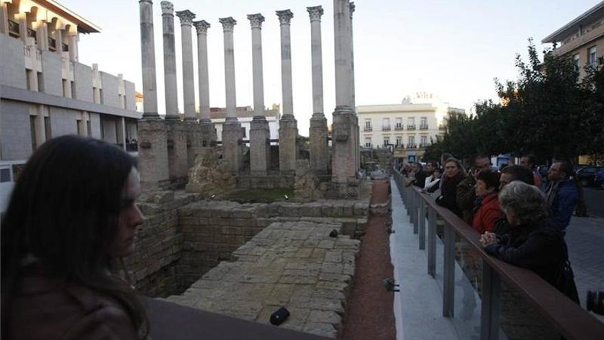 El Templo Romano tendrá una plaza con preferencia peatonal