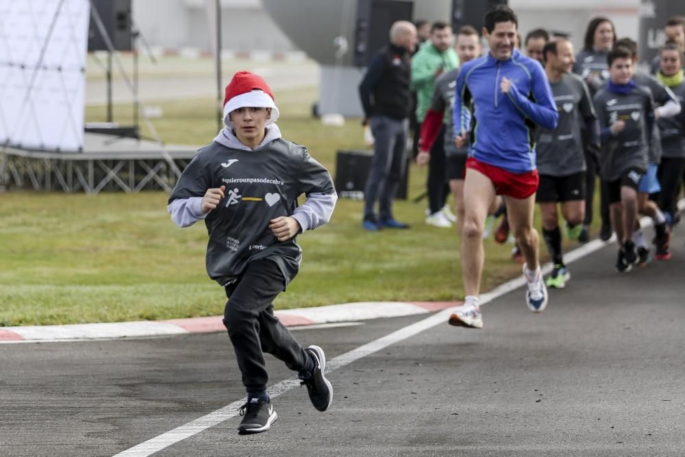 Carrera de Navidad de Fernando Alonso en La Morgal