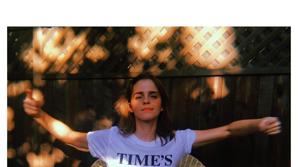 Emma Watson con camiseta de 'Time's Up'