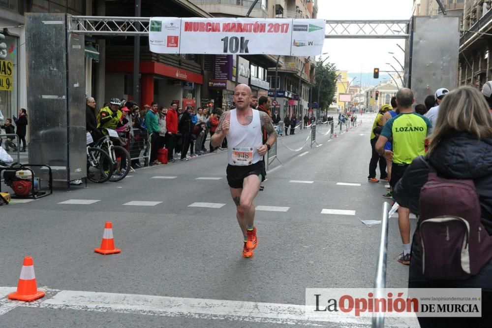 Murcia Maratón y 10 k. Paso por la Gran Vía