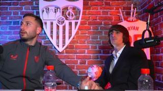 Bryan Gil recuerda su paso por el Valencia en el Twitch del Sevilla