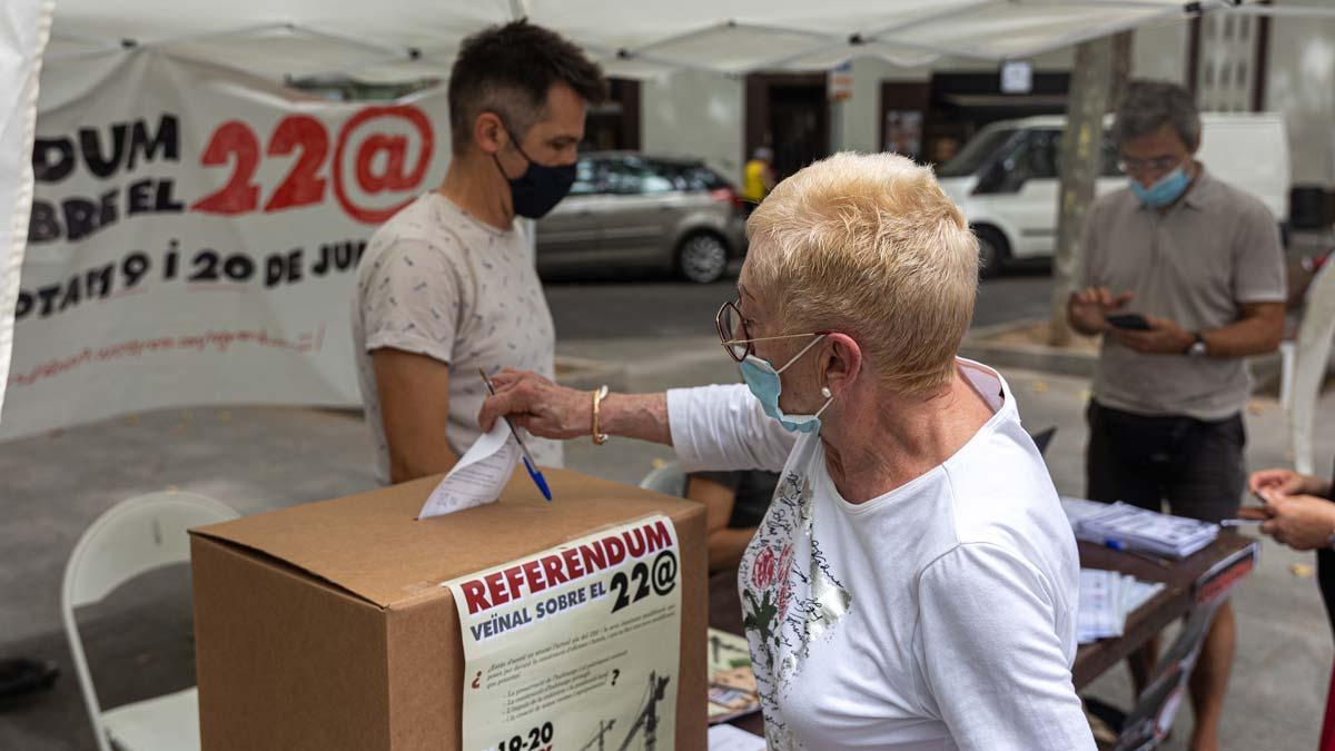 eferéndum popular en Sant Martí sobre el futuro del 22@.